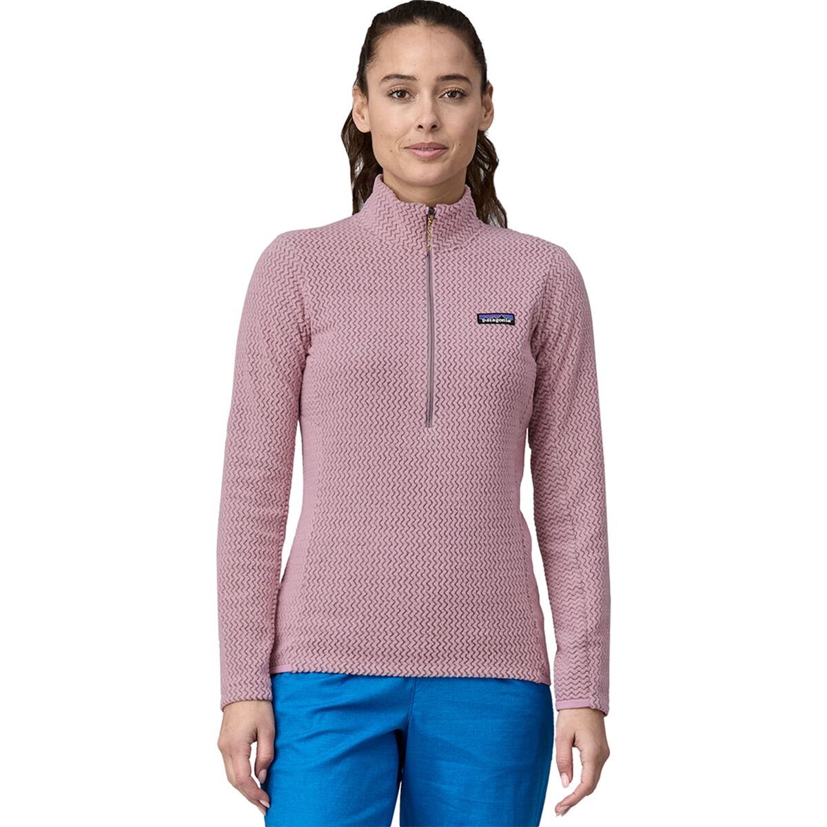 Patagonia R1 Air Zip-Neck Fleece - Women's Milkweed Mauve, XS