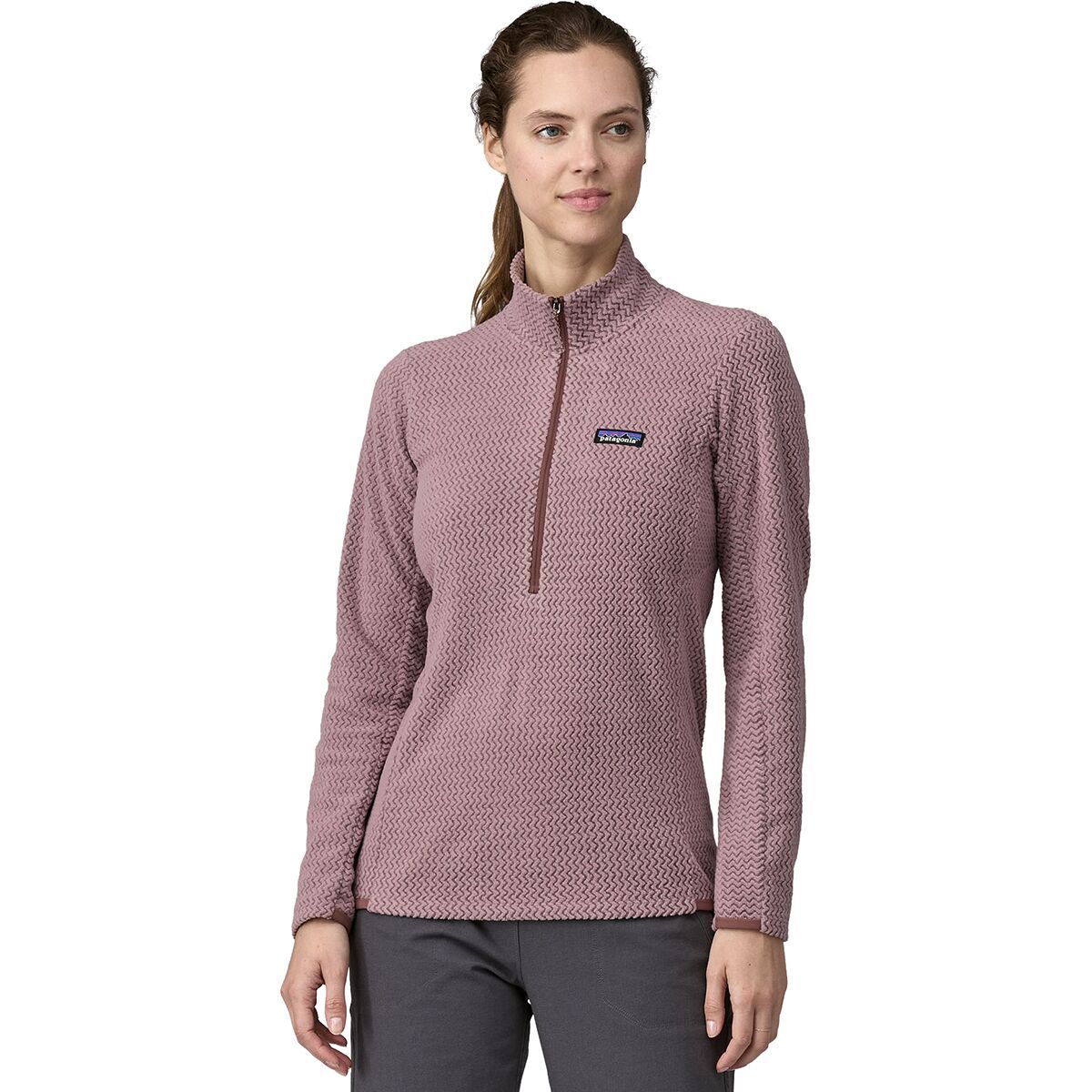 Patagonia R1 Air Zip-Neck Fleece - Women's in Stormy Mauve