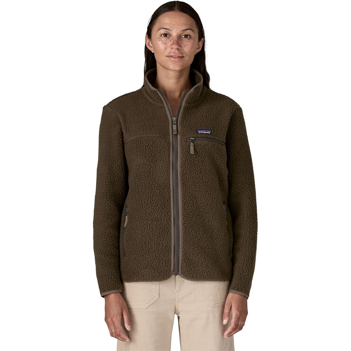 Image of Patagonia Retro Pile Fleece Jacket - Women's Otter Brown, XS