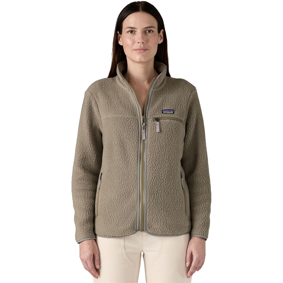 Image of Patagonia Retro Pile Fleece Jacket - Women's River Rock Green, S