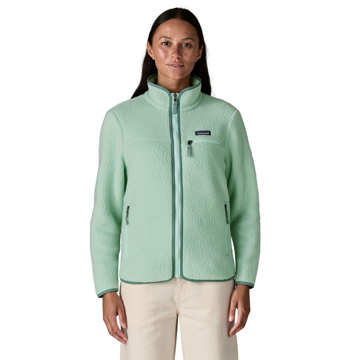 Image of Patagonia Retro Pile Fleece Jacket - Women's Thin Ice, S