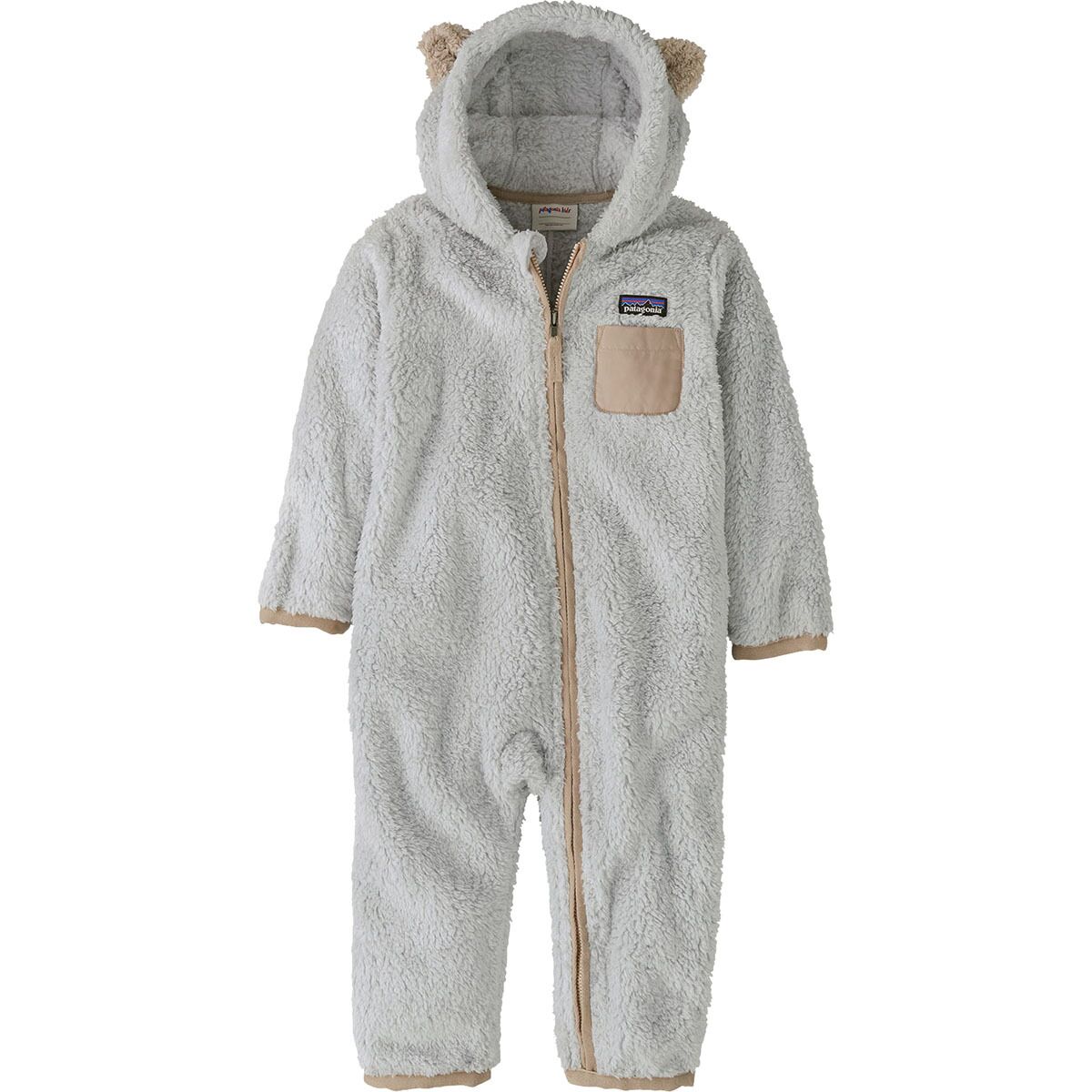 Image of Patagonia Furry Friends Bunting - Infants' Crisp Grey, 0M