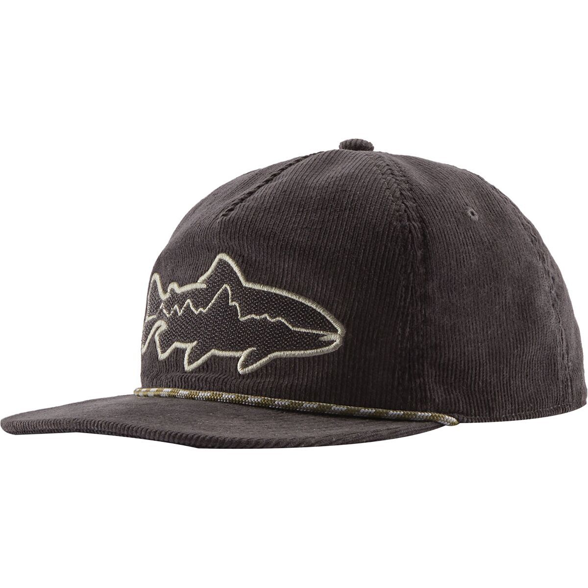 Patagonia Fly Catcher Hat Fitz Roy Trout: Ink Black, One Size