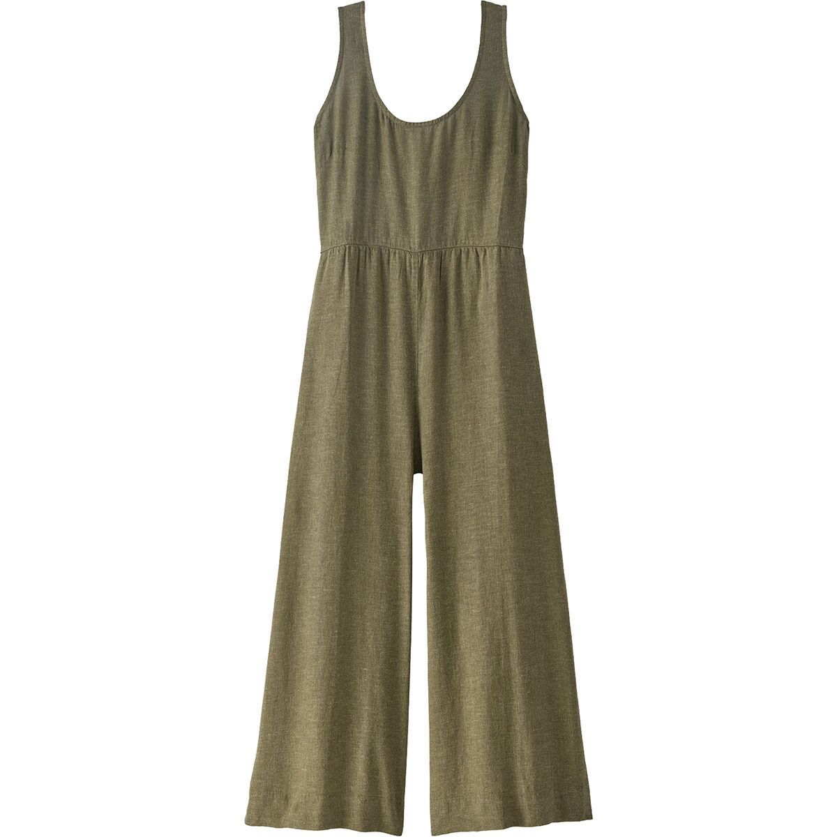 Image of Patagonia Garden Island Jumpsuit - Women's Whole Weave: River Rock Green, S