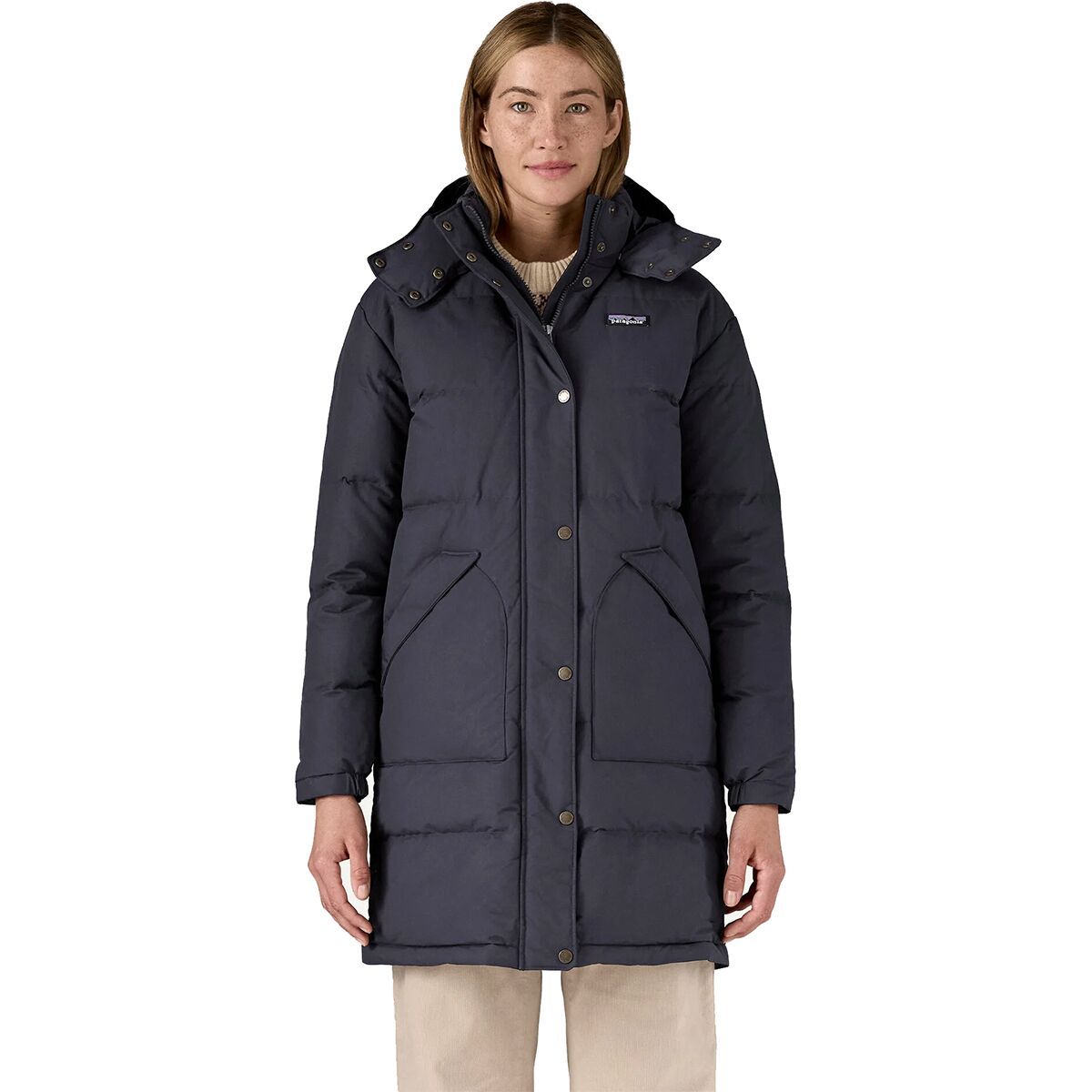 Image of Patagonia Downdrift Parka - Women's Black, XS