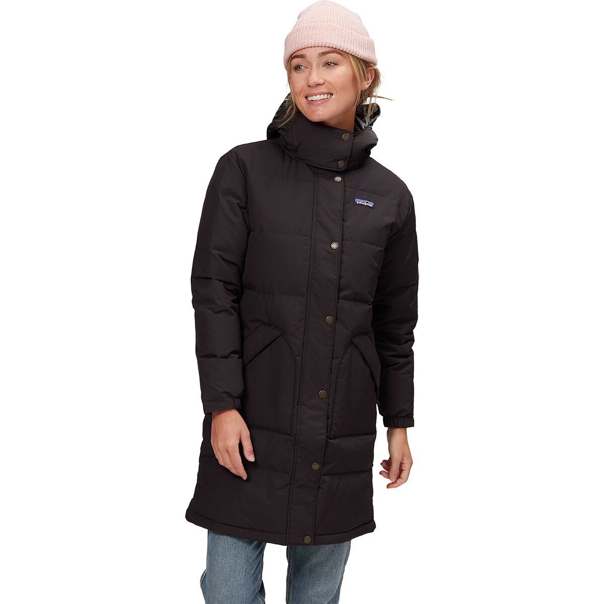 Image of Patagonia Downdrift Parka - Women's Black, S