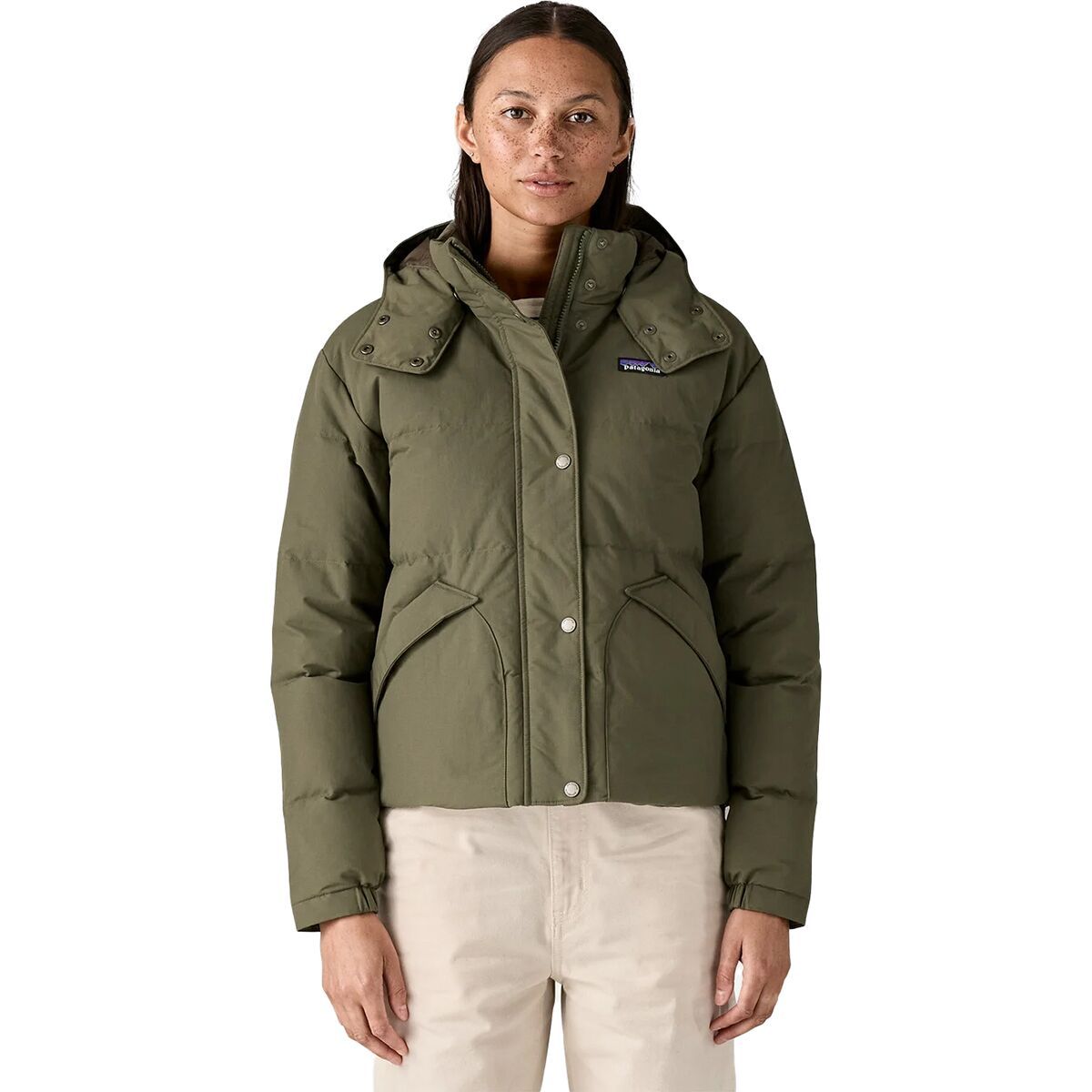 Image of Patagonia Downdrift Jacket - Women's Basin Green, L