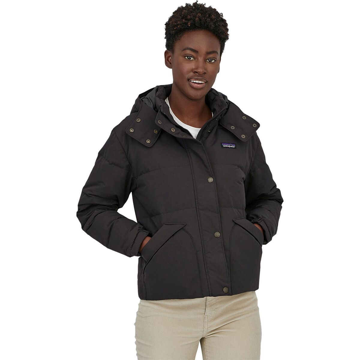 Image of Patagonia Downdrift Jacket - Women's Black, XS
