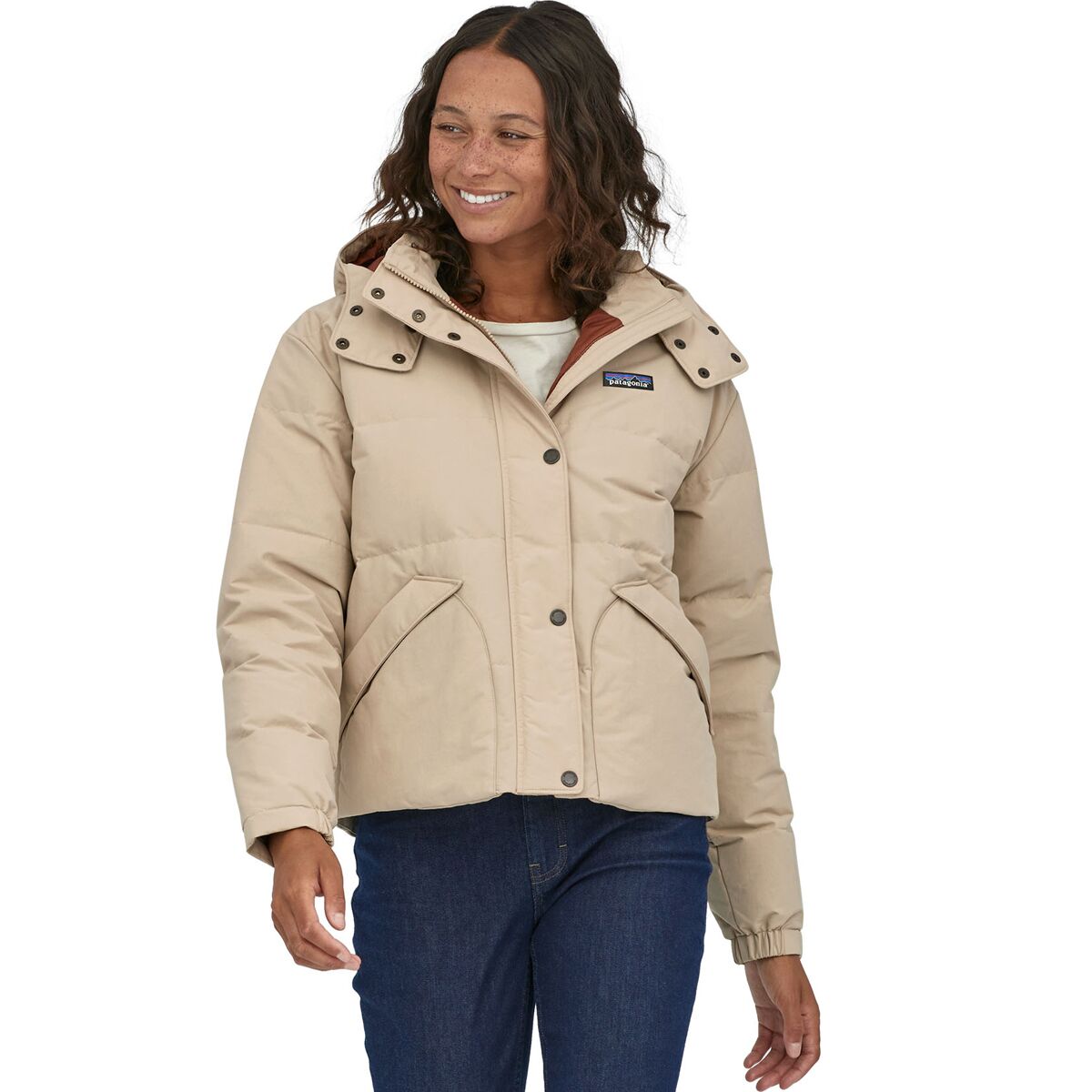 Patagonia Patagonia Downdrift Jacket - Women's Oar Tan, XL