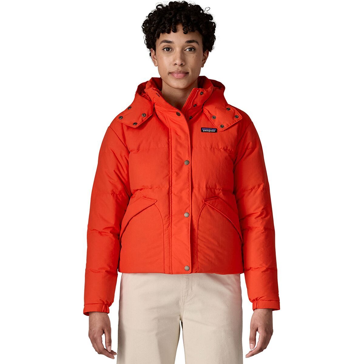Image of Patagonia Downdrift Jacket - Women's Sizzle Red, XS