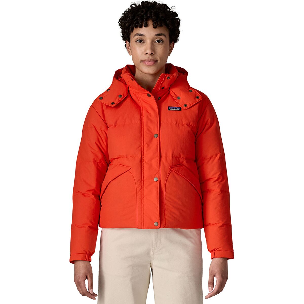 Image of Patagonia Downdrift Jacket - Women's Sizzle Red, XS