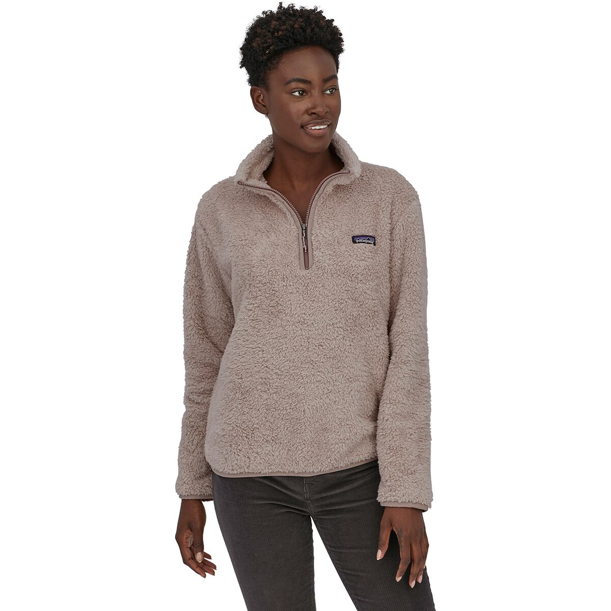 Image of Patagonia Los Gatos 1/4-Zip Jacket - Women's Shroom Taupe, L