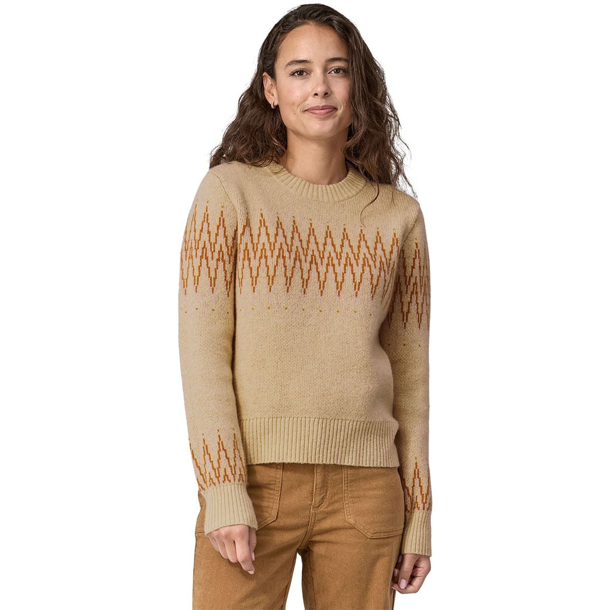 Recycled Wool Crewneck Sweater - Women