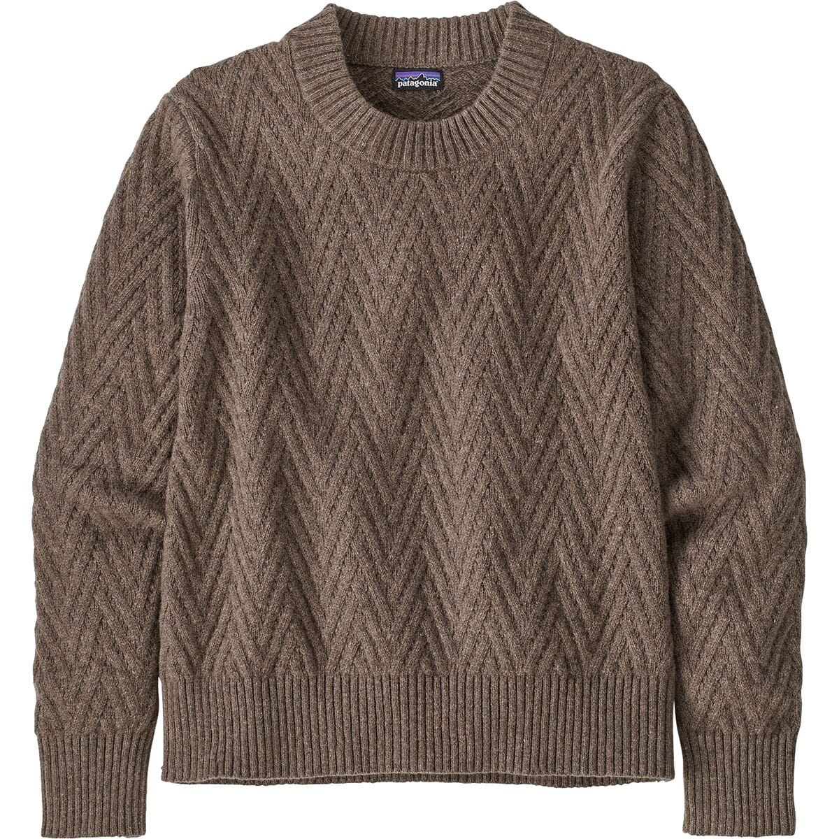 Patagonia Recycled Wool Crewneck Sweater - Women's Salt Grey L