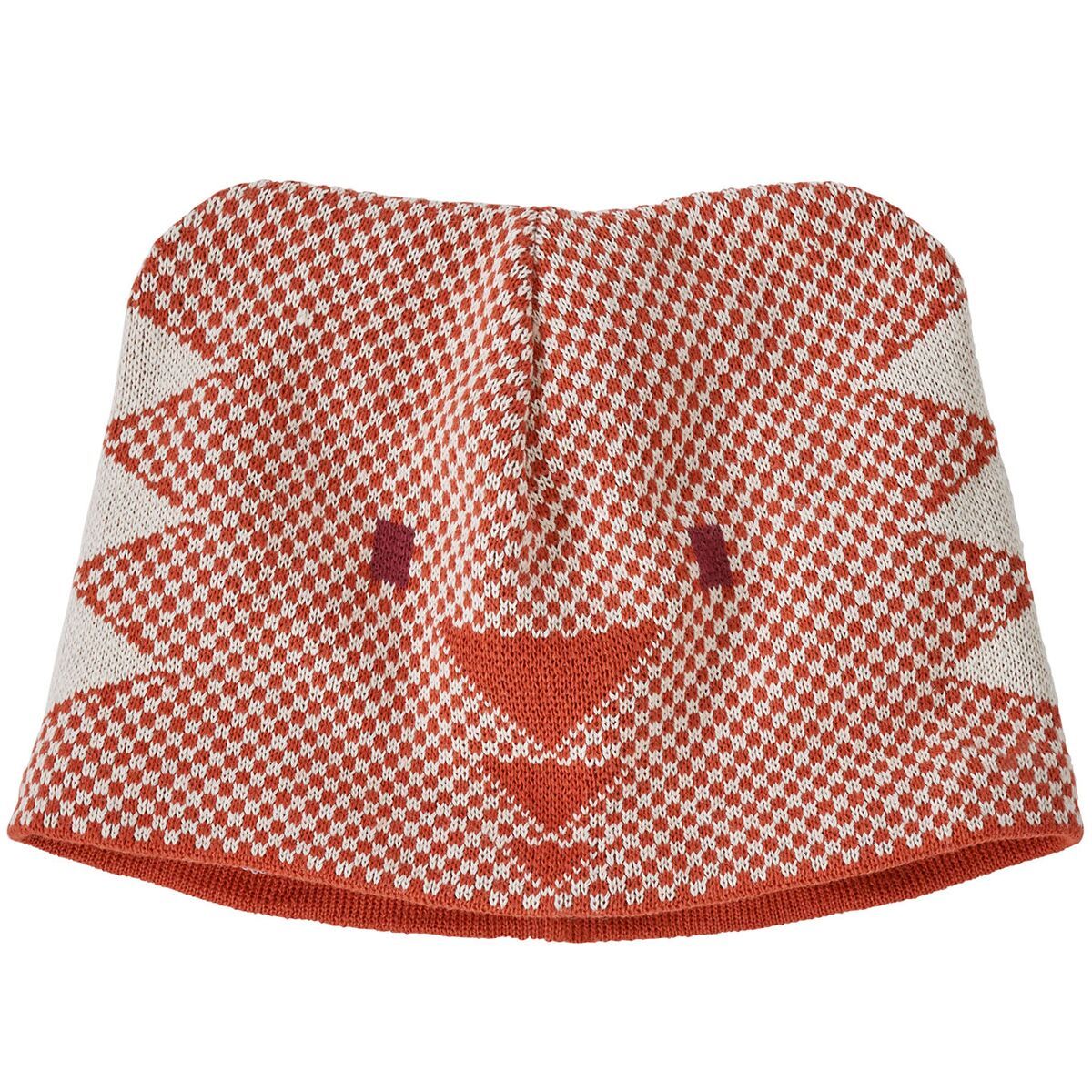 Image of Patagonia Baby Animal Friends Beanie - Toddlers' Beanie Bear/Sandhill Rust, 24M