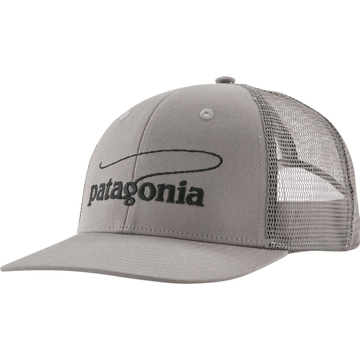 Patagonia Take a Stand Trucker Hat Casting Logo: Forever Grey, One Size