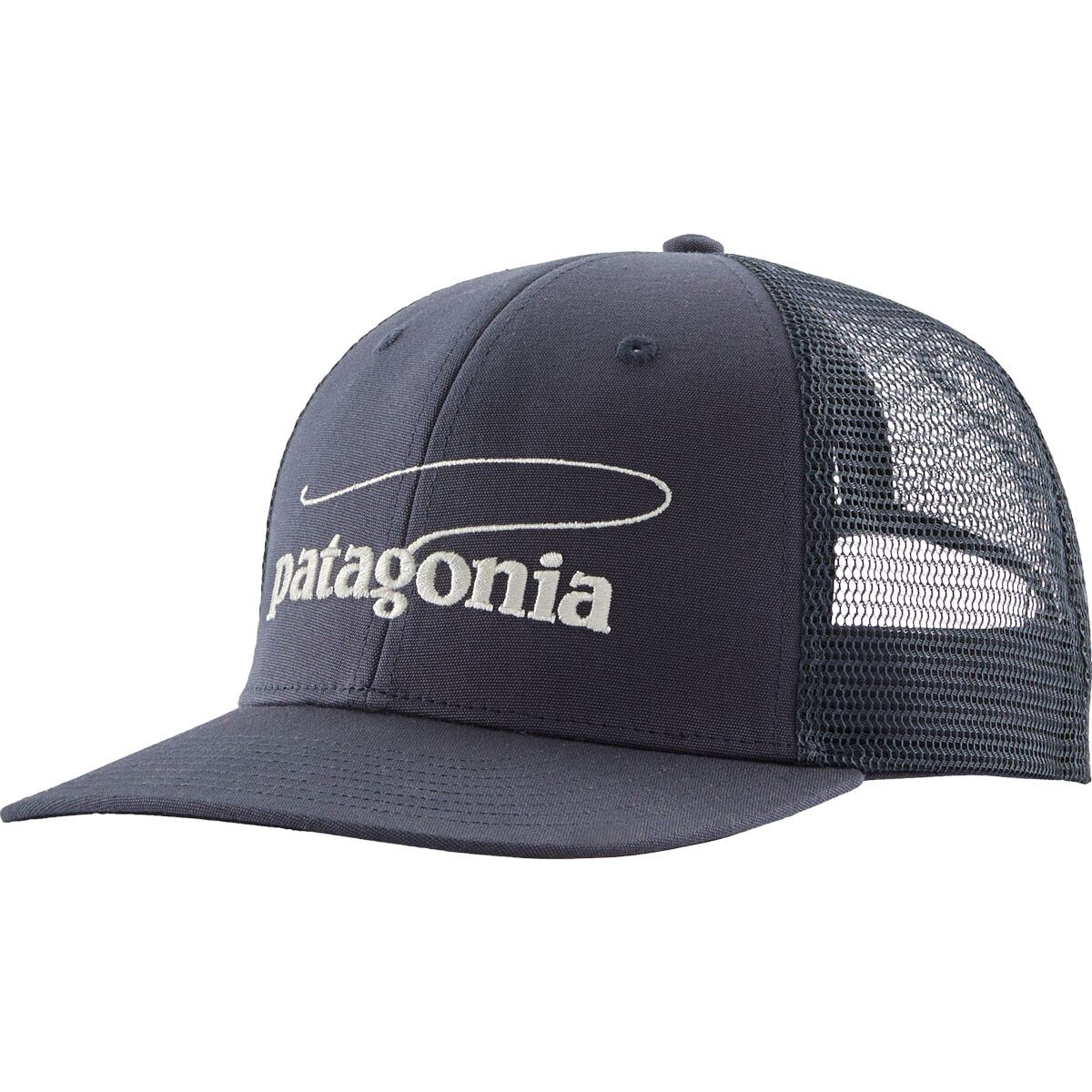 Image of Patagonia Take a Stand Trucker Hat Casting Logo: Smolder Blue, One Size