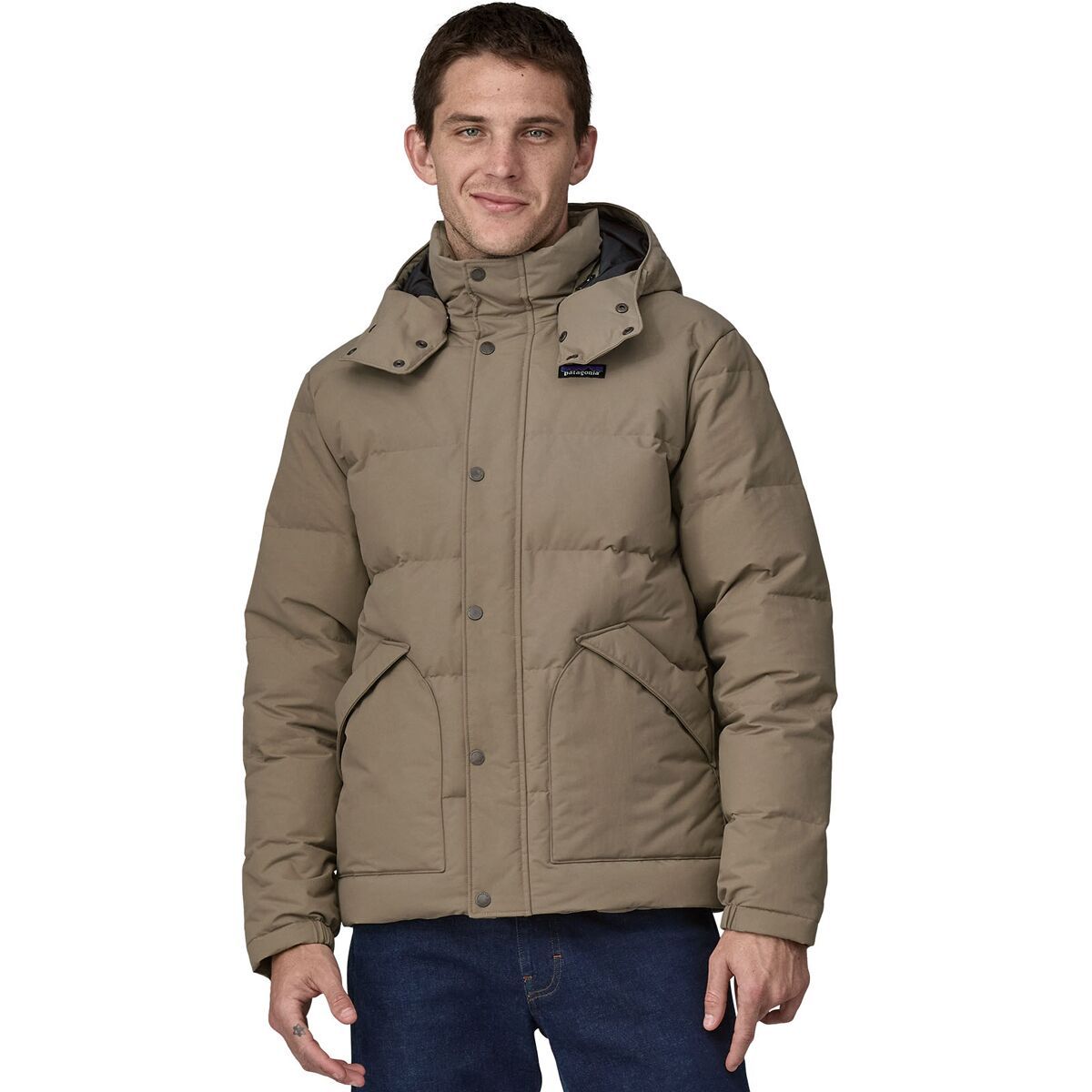 Image of Patagonia Downdrift Jacket - Men's Seabird Grey, XL