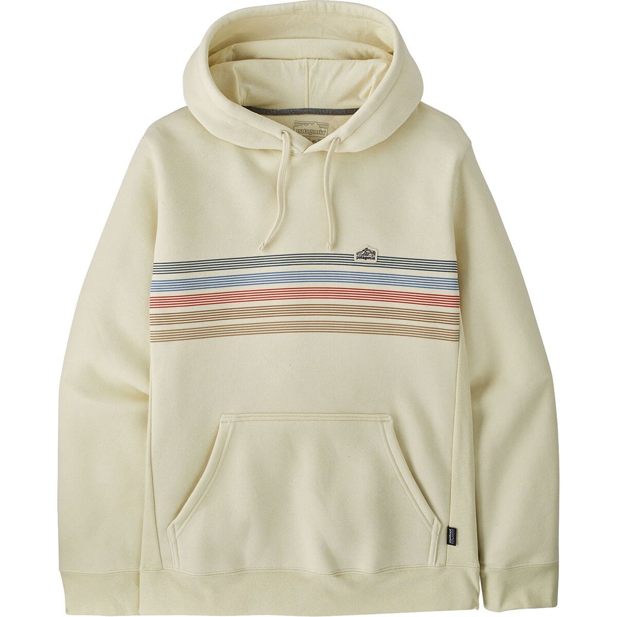 Patagonia Line Logo Ridge Stripe Uprisal Hoodie Birch White, XL