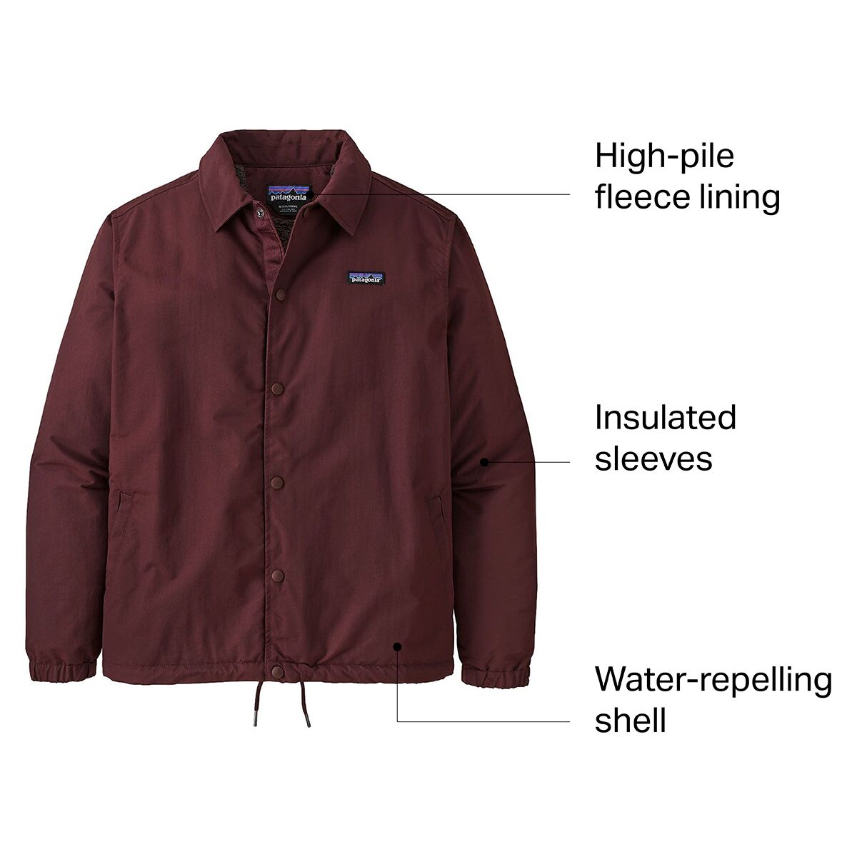 insulated coaches jacket
