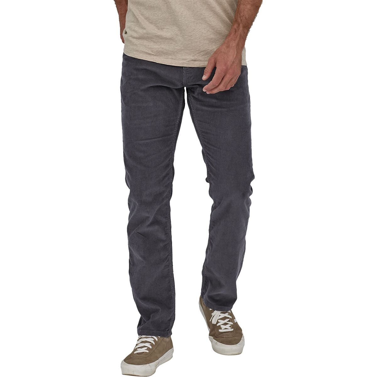 Image of Patagonia Organic Cotton Corduroy Jean Pant - Men's Forge Grey, 38/Reg