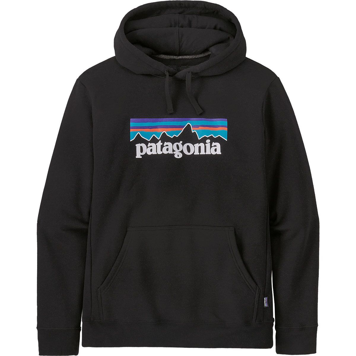 Image of Patagonia P-6 Logo Uprisal Hoodie Black, XL