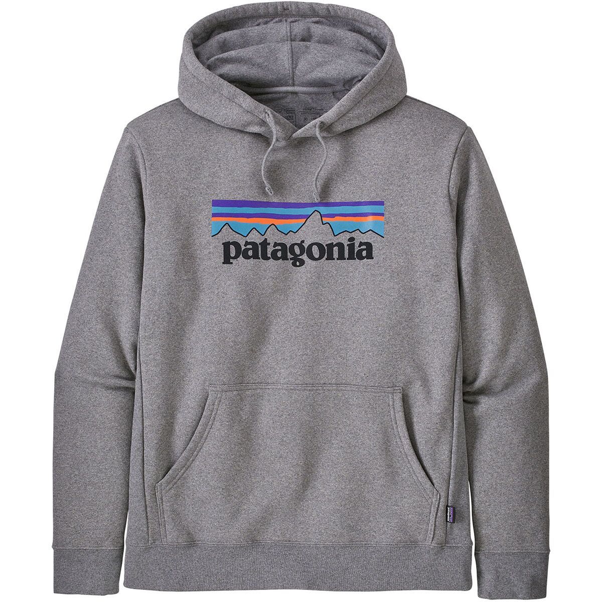 Image of Patagonia P-6 Logo Uprisal Hoodie Gravel Heather, XXL