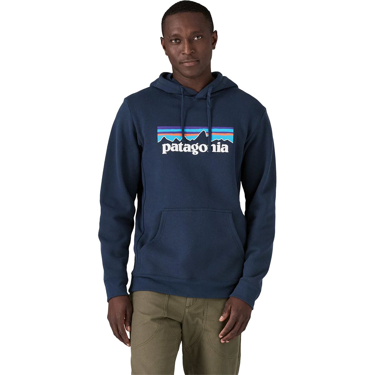 Image of Patagonia P-6 Logo Uprisal Hoodie New Navy, L