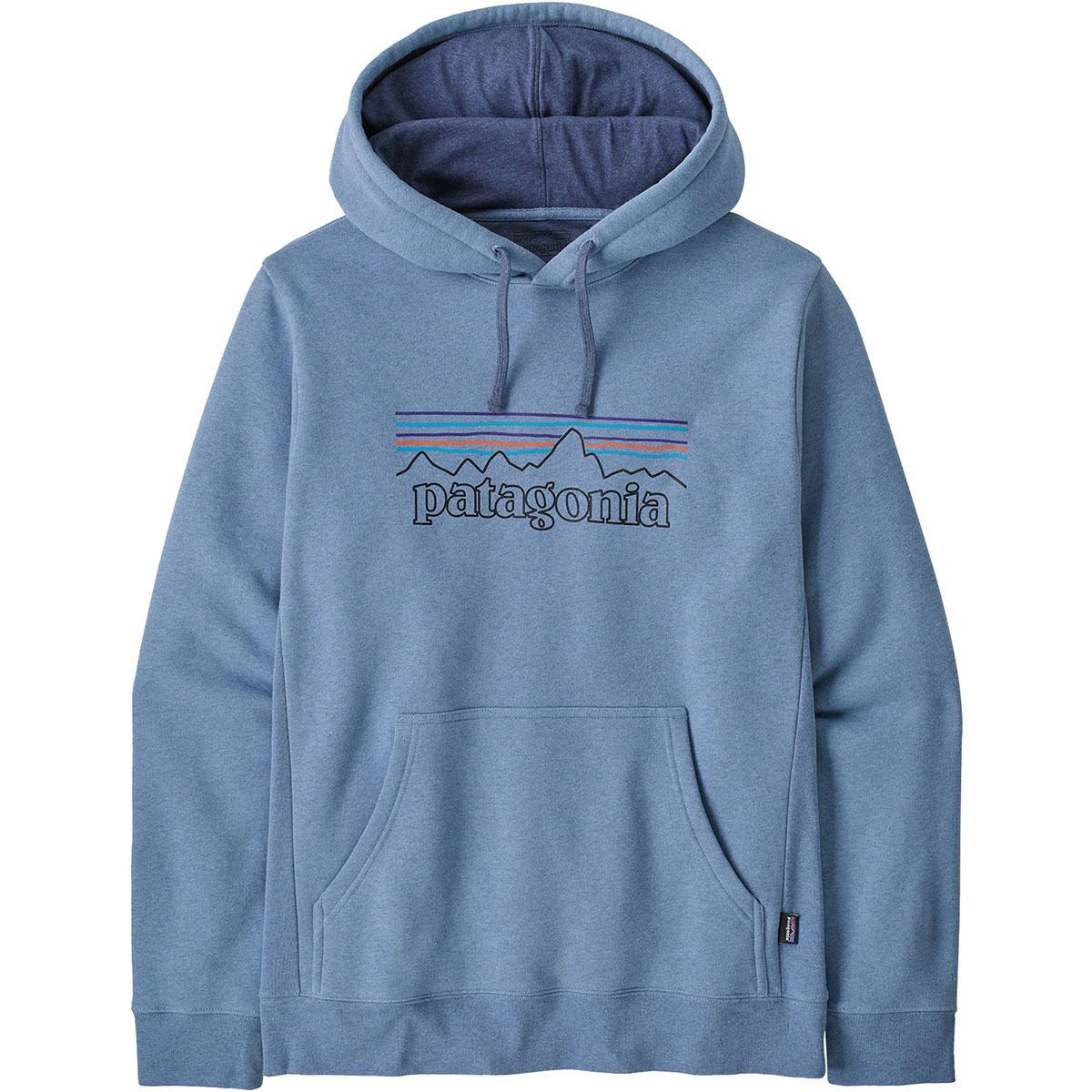 Image of Patagonia P-6 Logo Uprisal Hoodie P-6 Outline: Barnacle Blue, M