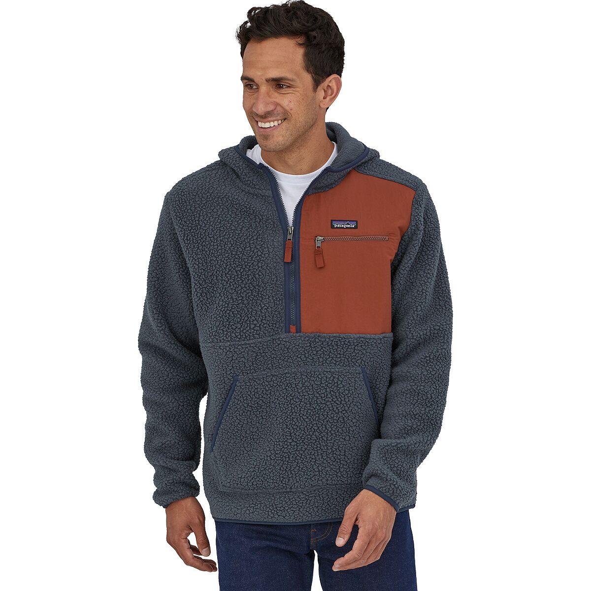 Patagonia Men's Retro Pile Pullover - Smolder Blue,M