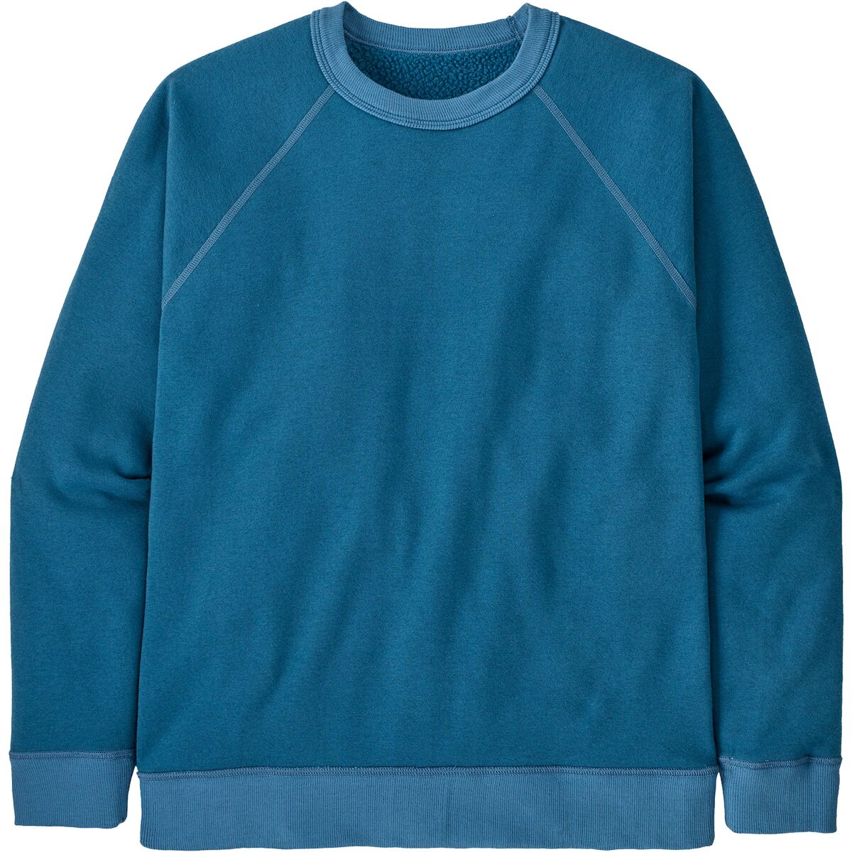 Patagonia Reversible Shearling Crew Sweatshirt - Men's Wavy Blue, XL