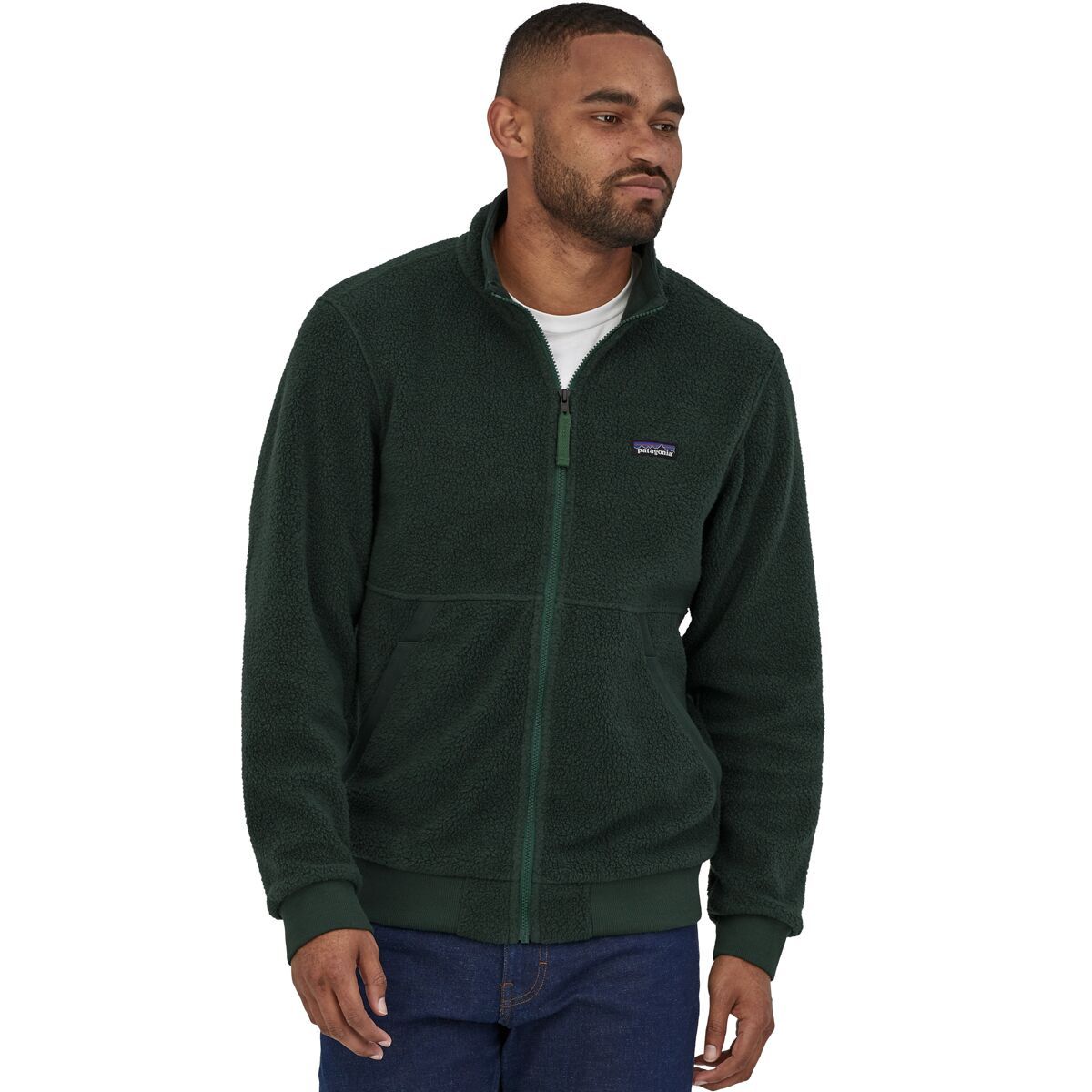 Patagonia Shearling Jacket - Men's Northern Green, L