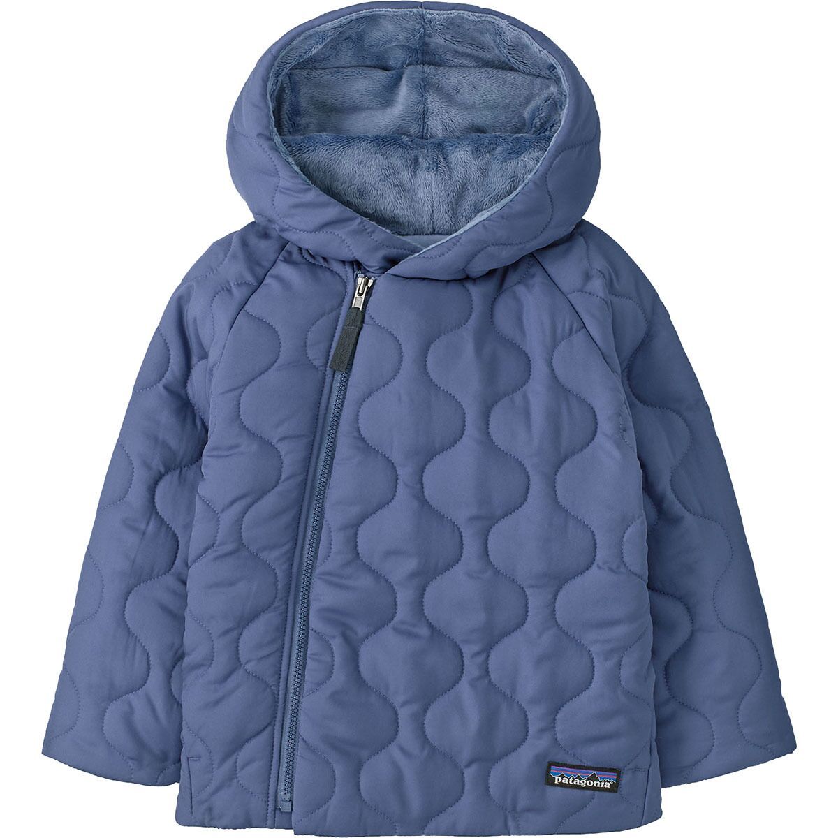 Image of Patagonia Quilted Puff Jacket - Infants' Current Blue, 6M