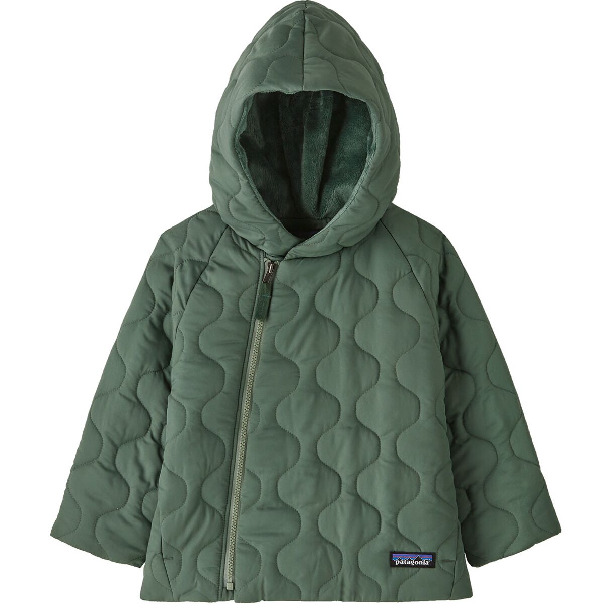 Image of Patagonia Quilted Puff Jacket - Infants' Hemlock Green, 18M