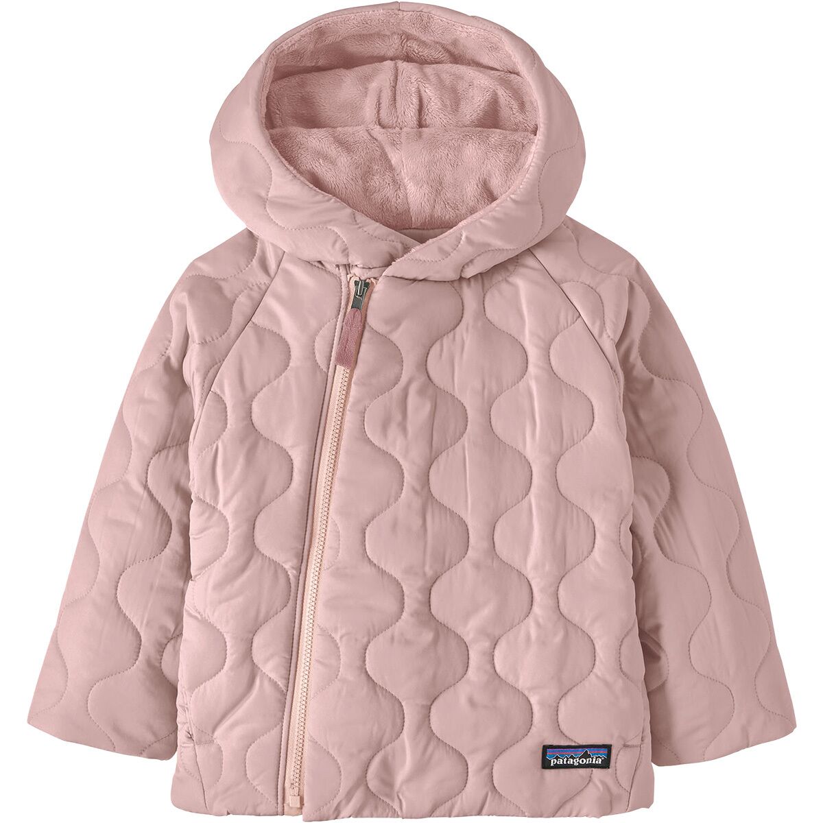 Image of Patagonia Quilted Puff Jacket - Infants' Pink Frost, 12M