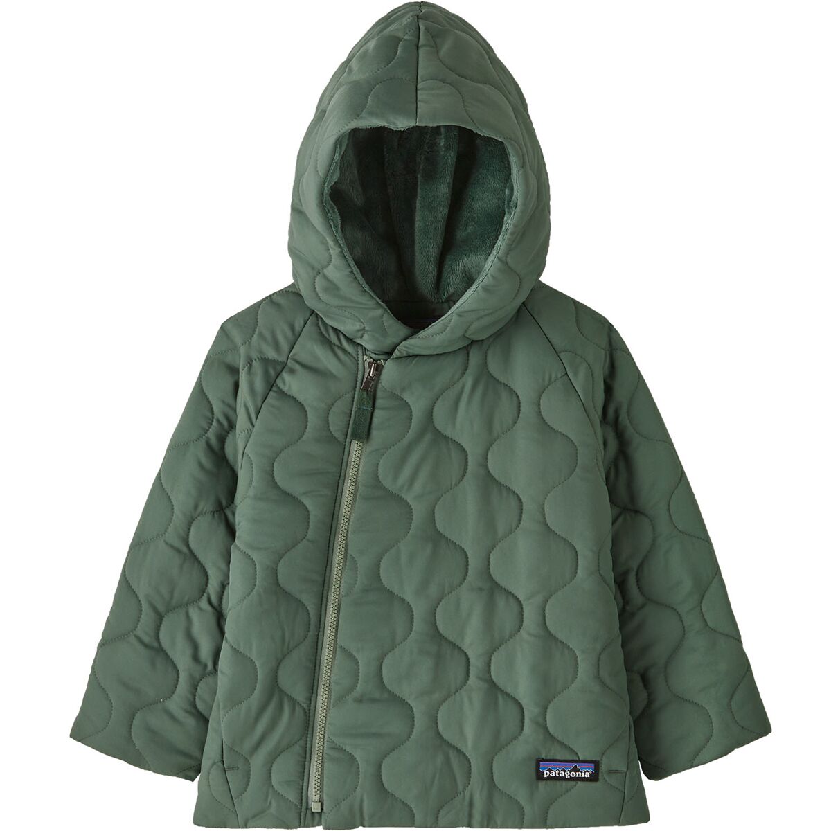Image of Patagonia Quilted Puff Jacket - Toddlers' Hemlock Green, 2T