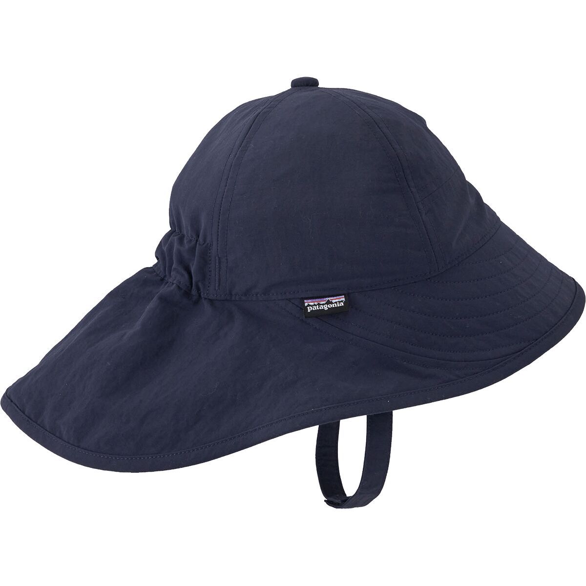 Image of Patagonia Baby Block-the-Sun Hat - Kids' New Navy, 3M