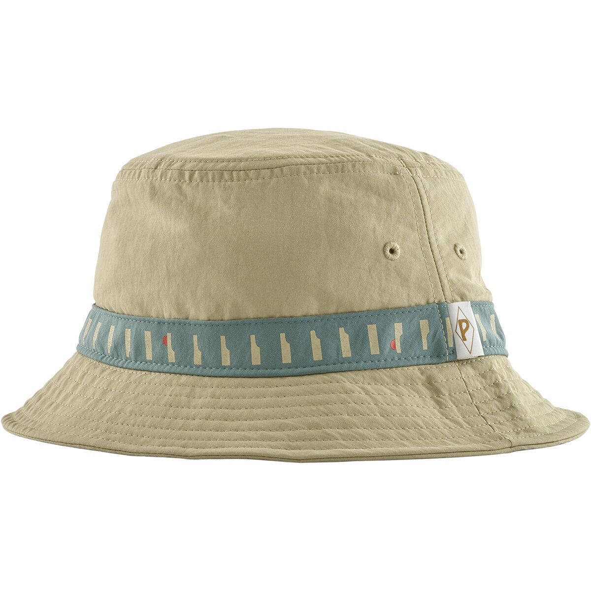 Image of Patagonia Wavefarer Bucket Hat Water People Waveside: Weathered Stone, L