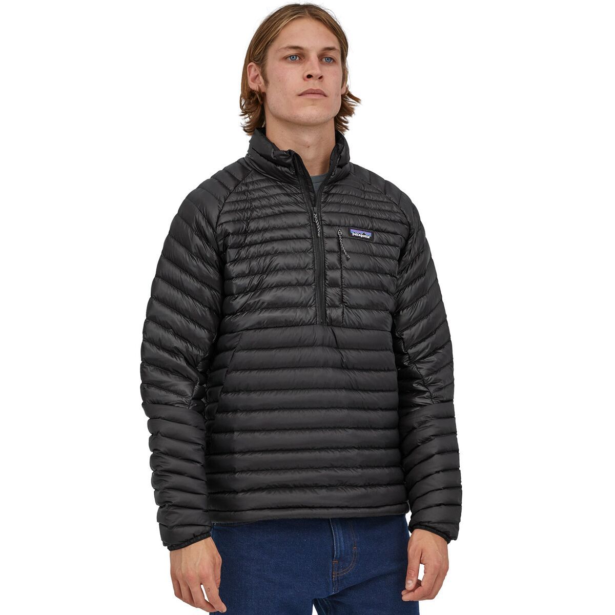 Patagonia AlpLight Down Pullover Jacket - Men's Black, XL