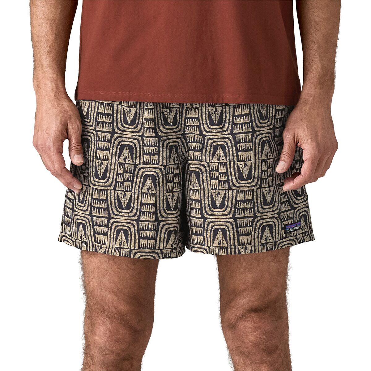 Image of Patagonia Baggies 5in Short - Men's Flow: Sunken Blue, S