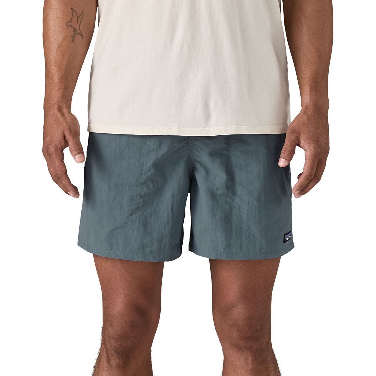 Image of Patagonia Baggies 5in Short - Men's Plume Grey w/Plume Grey, M
