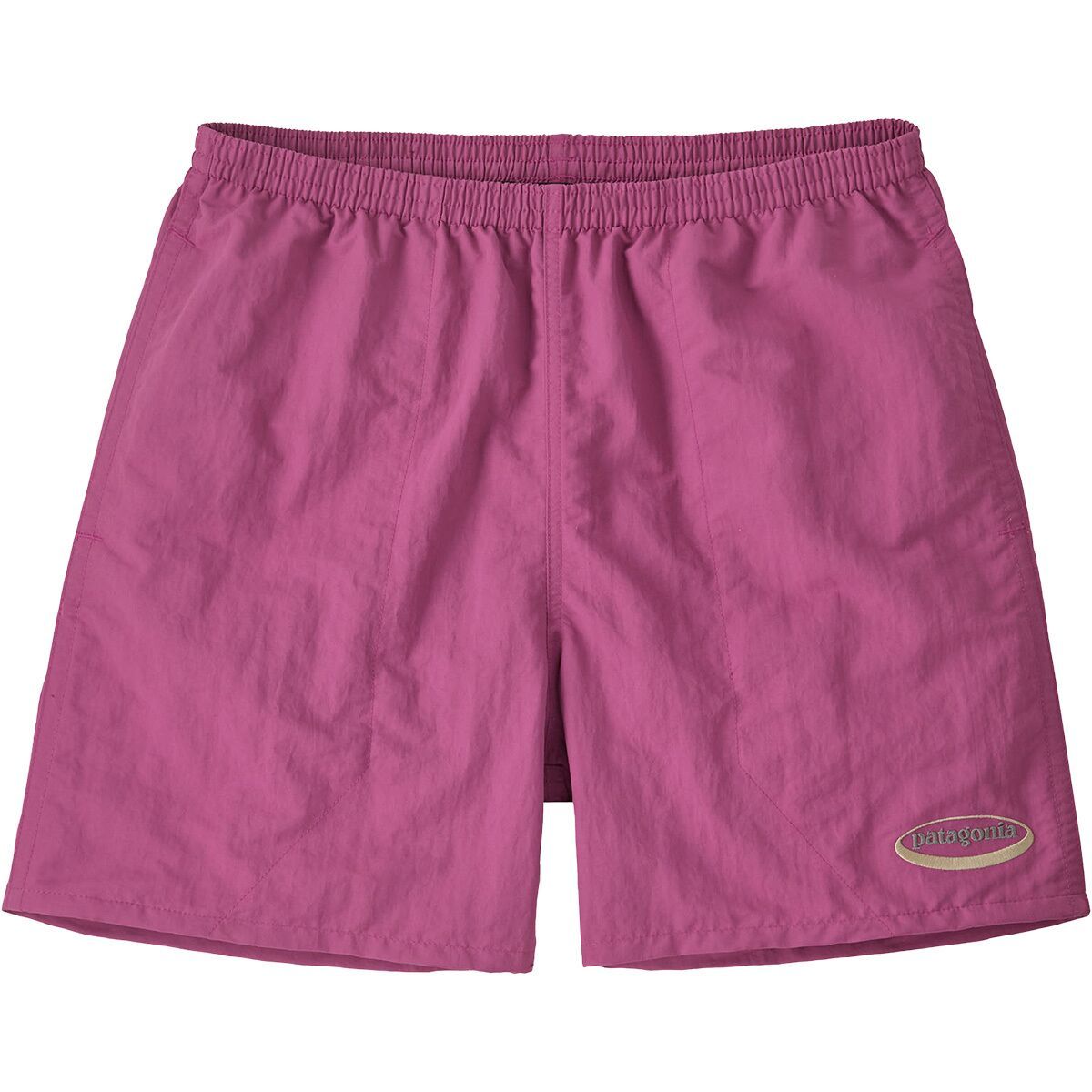 Image of Patagonia Baggies 5in Short - Men's '95 Oval Logo: Faded Magenta, XXL