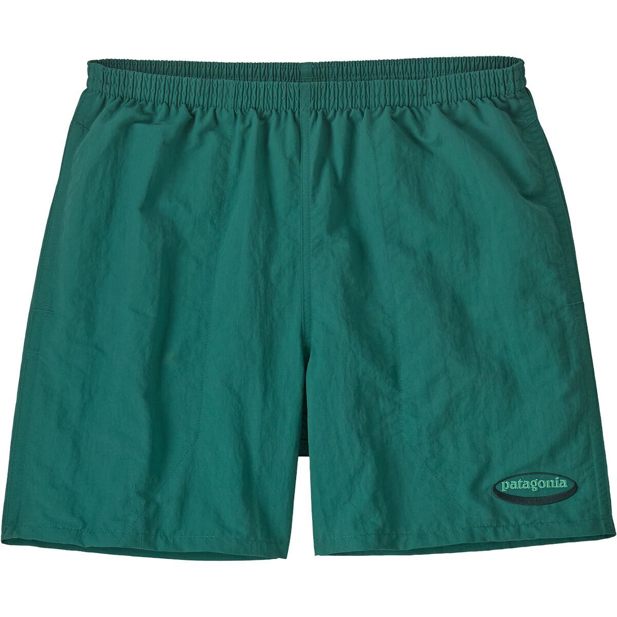 Image of Patagonia Baggies 5in Short - Men's '95 Oval Logo: Gem Green, XL
