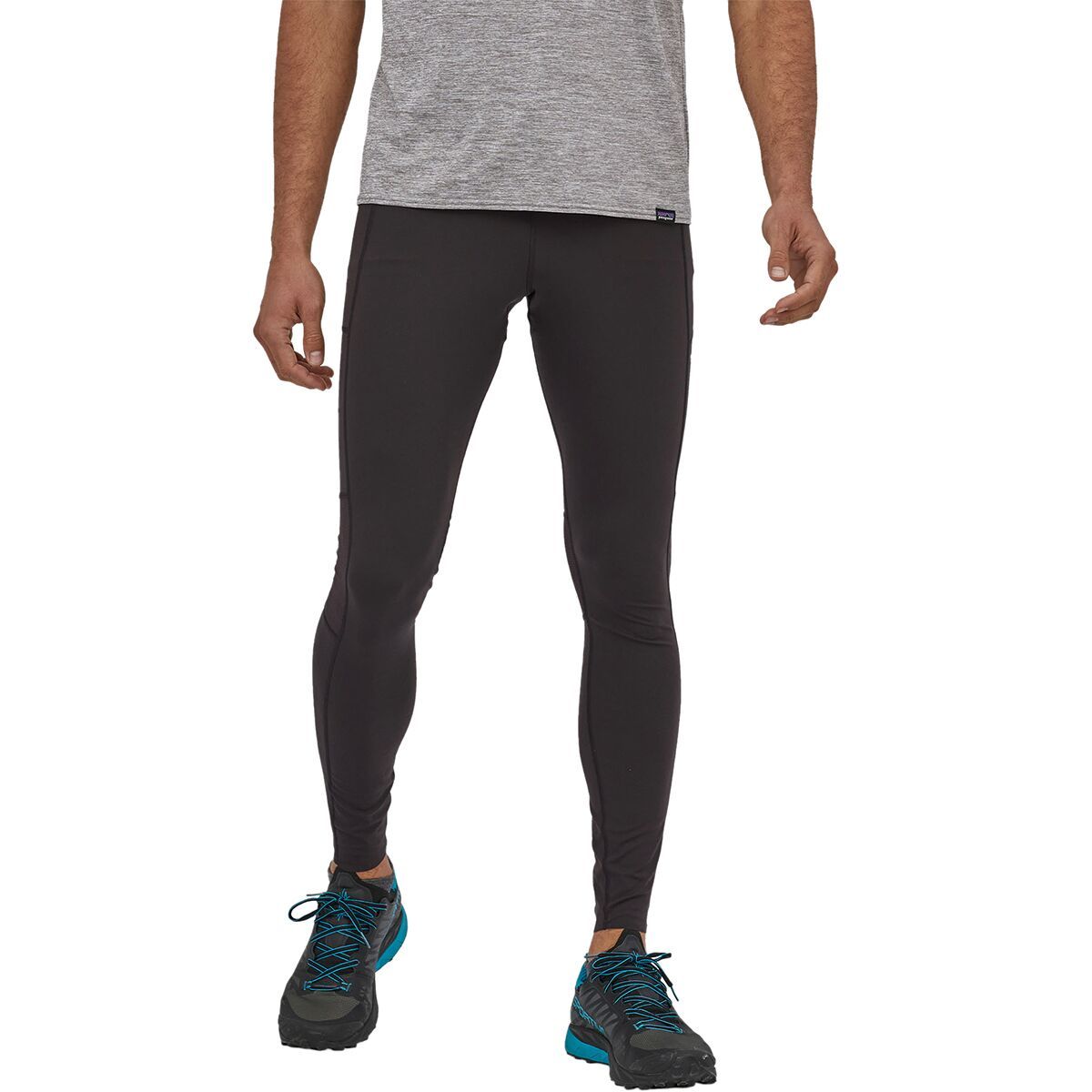 Image of Patagonia Endless Run Tight - Men's Black, S