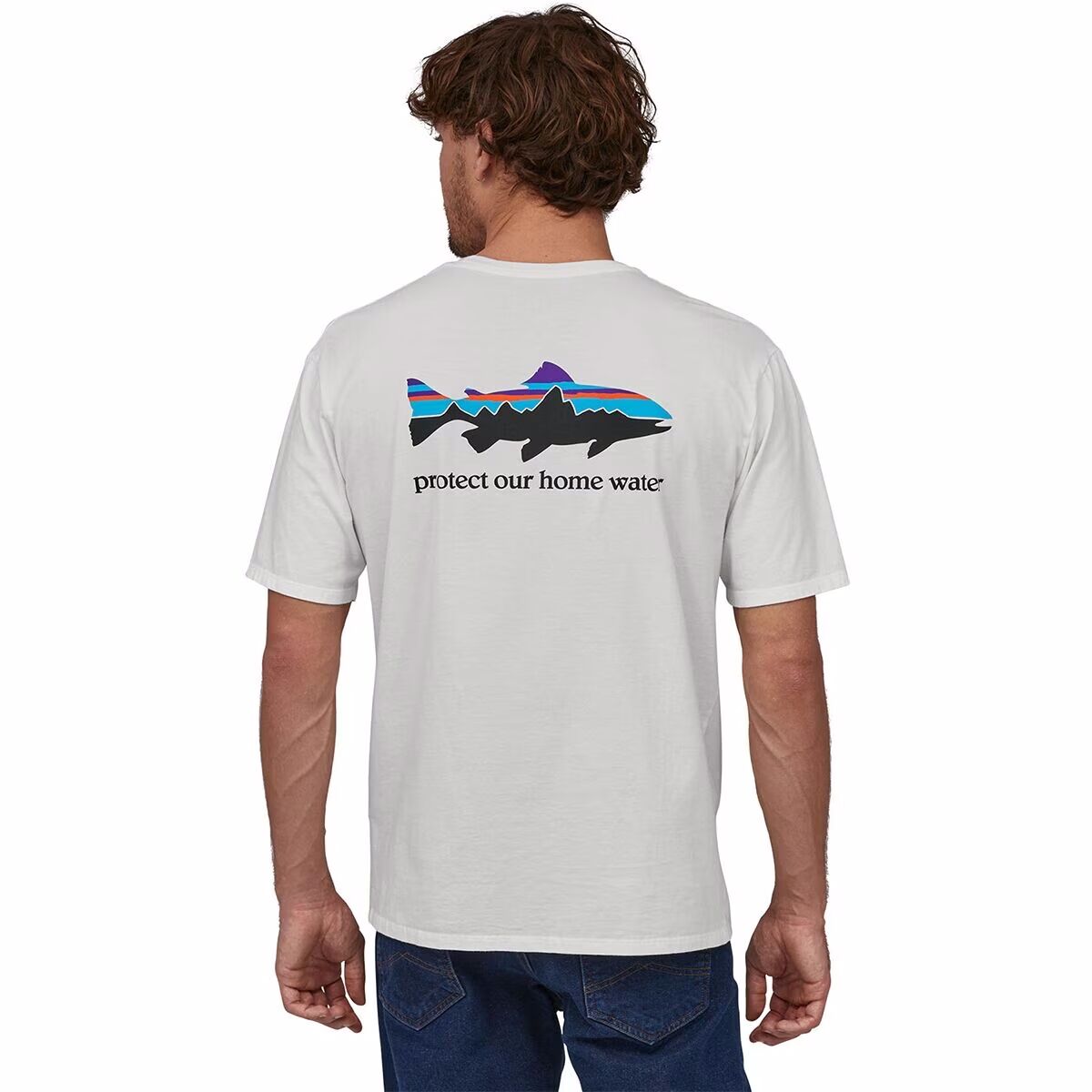 Patagonia Home Water Trout Organic T-Shirt - Men's Ink Black M