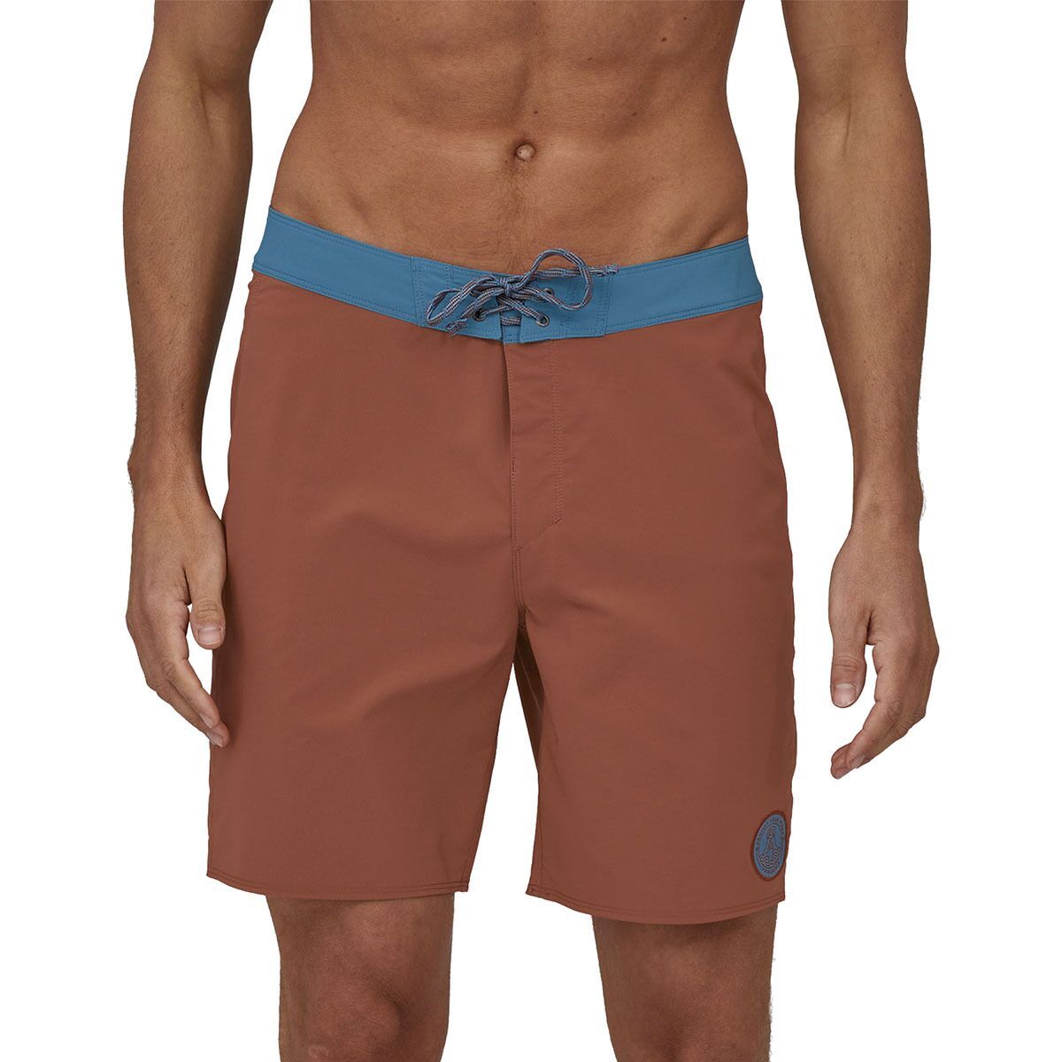 Patagonia Stretch Hydropeak 18in Boardshort - Men's Peak Protector Badge: Sisu Brown, 34