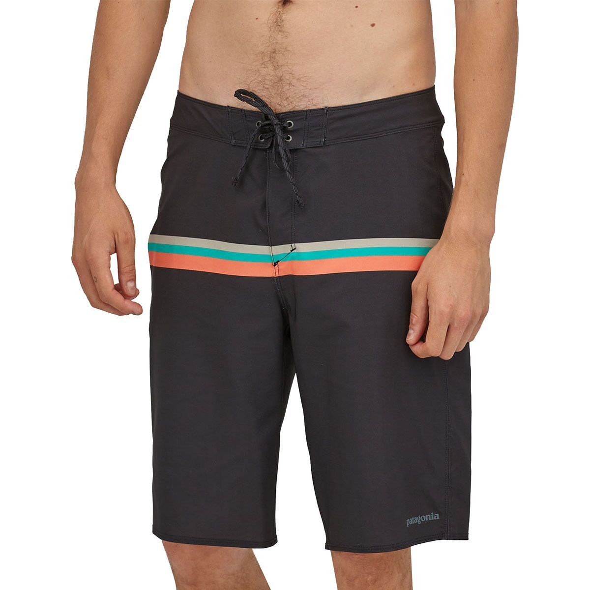 Patagonia Hydropeak 21in Boardshort - Men's New Walls Stripe/Ink Black, 28