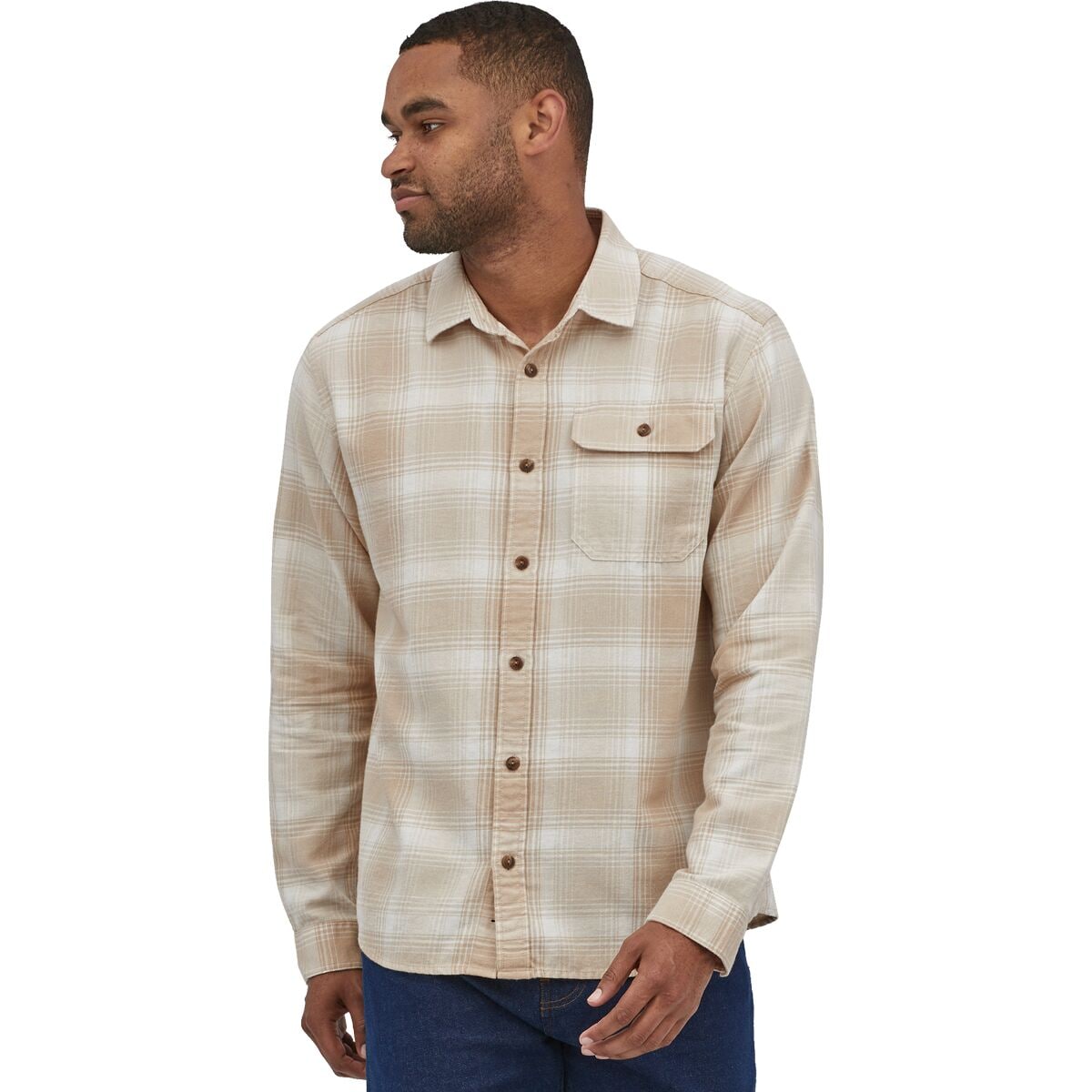 Long-Sleeve Cotton in Conversion Fjord Flannel Shirt Men's Clothing