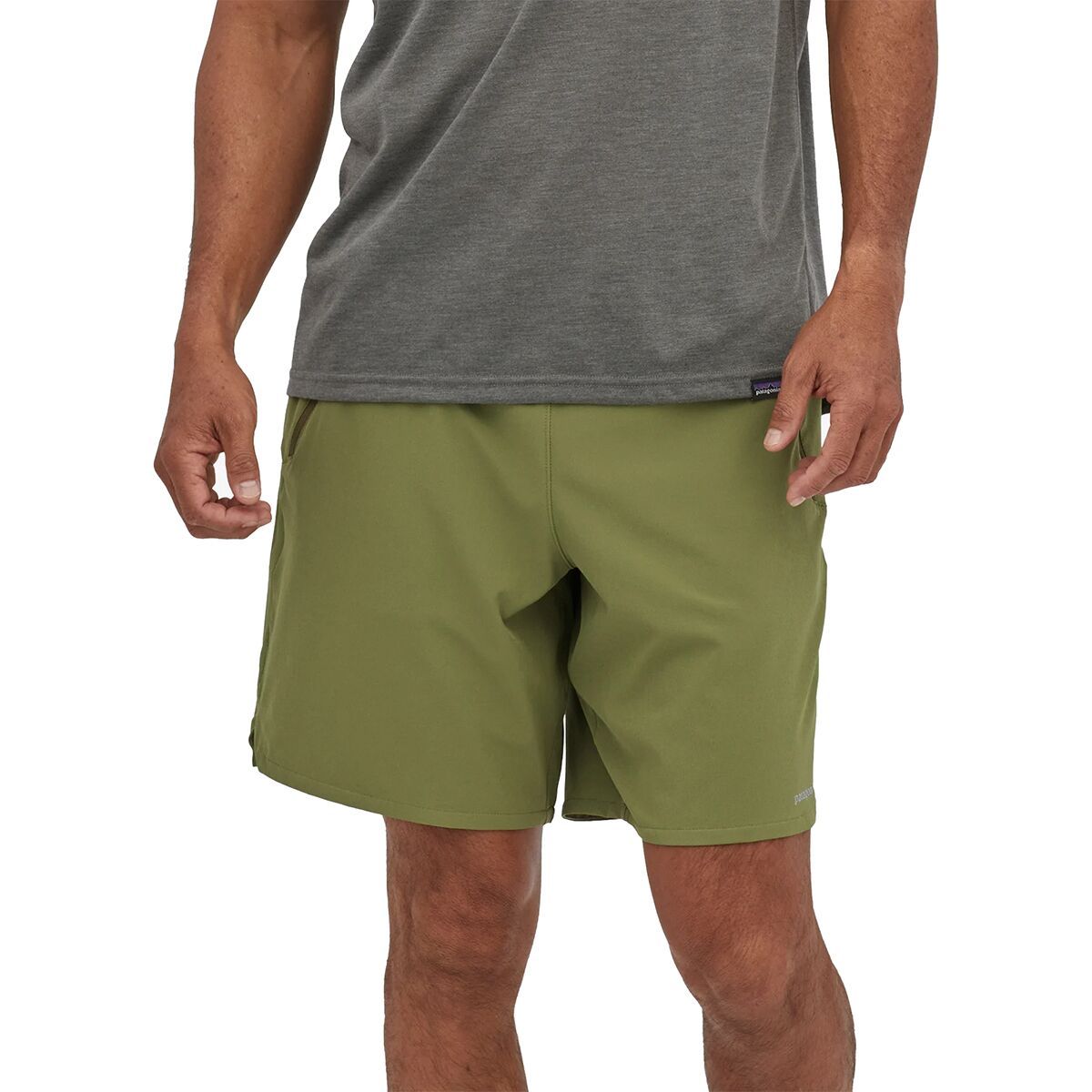 Patagonia Nine Trails 8in Short - Men's Palo Green, XS