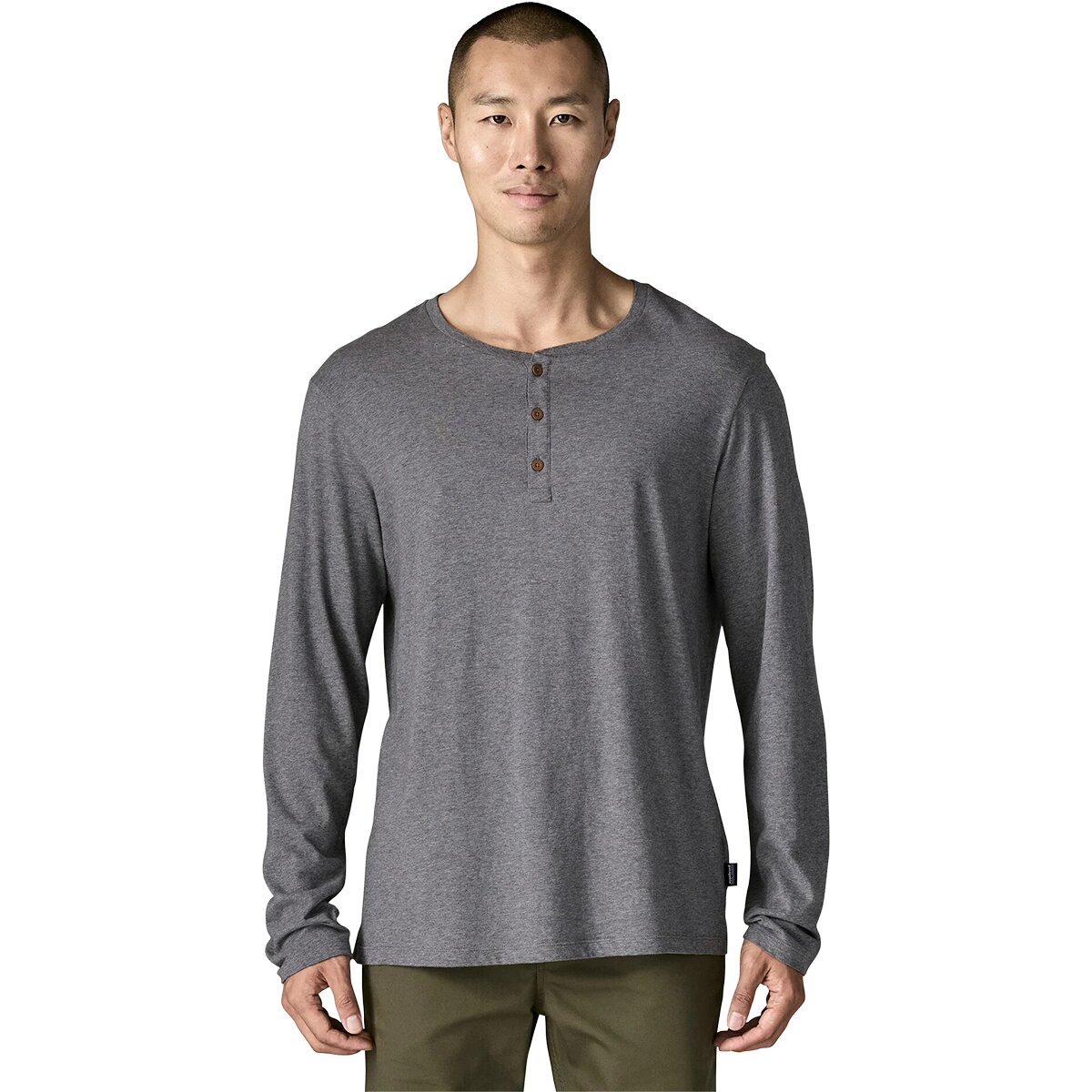 Patagonia Patagonia Long-Sleeved Daily Henley - Men's Noble Grey, XXL